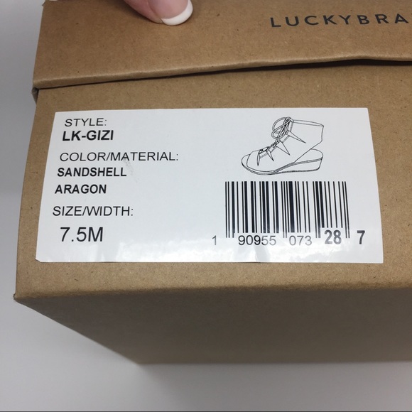 Lucky Brand Ghillie Lace Up Wedge Sandals - Picture 3 of 13